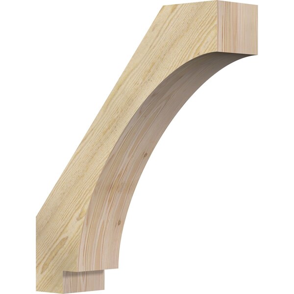 Ekena Millwork 6"W x 24"D x 28"H Imperial Rough Sawn Knee Brace, Douglas Fir BRC06X24X28IMP00RDF - main